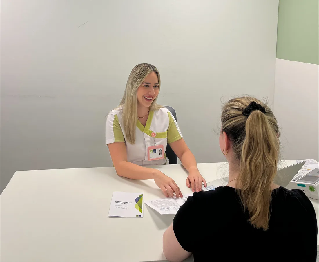 Persoonlijk gesprek met de diëtiste